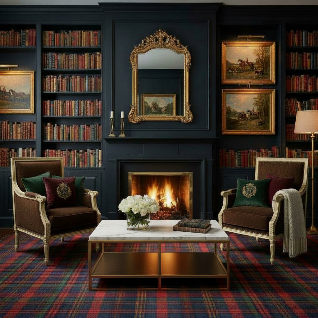 The Luxembourg Armchair (Marron Velvet)