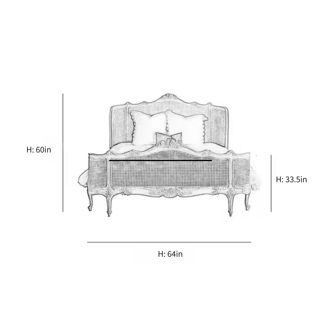 La Reine Bed Frame, Queen Size
