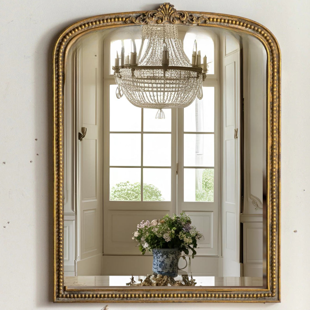 Palais Mirror | French Vintage Gilt Gold Wall Mirror
