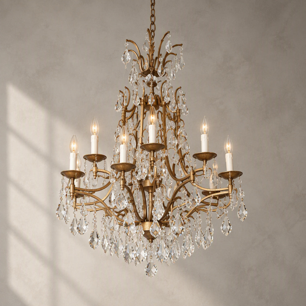 Belle Époque Chandelier, 12 Light