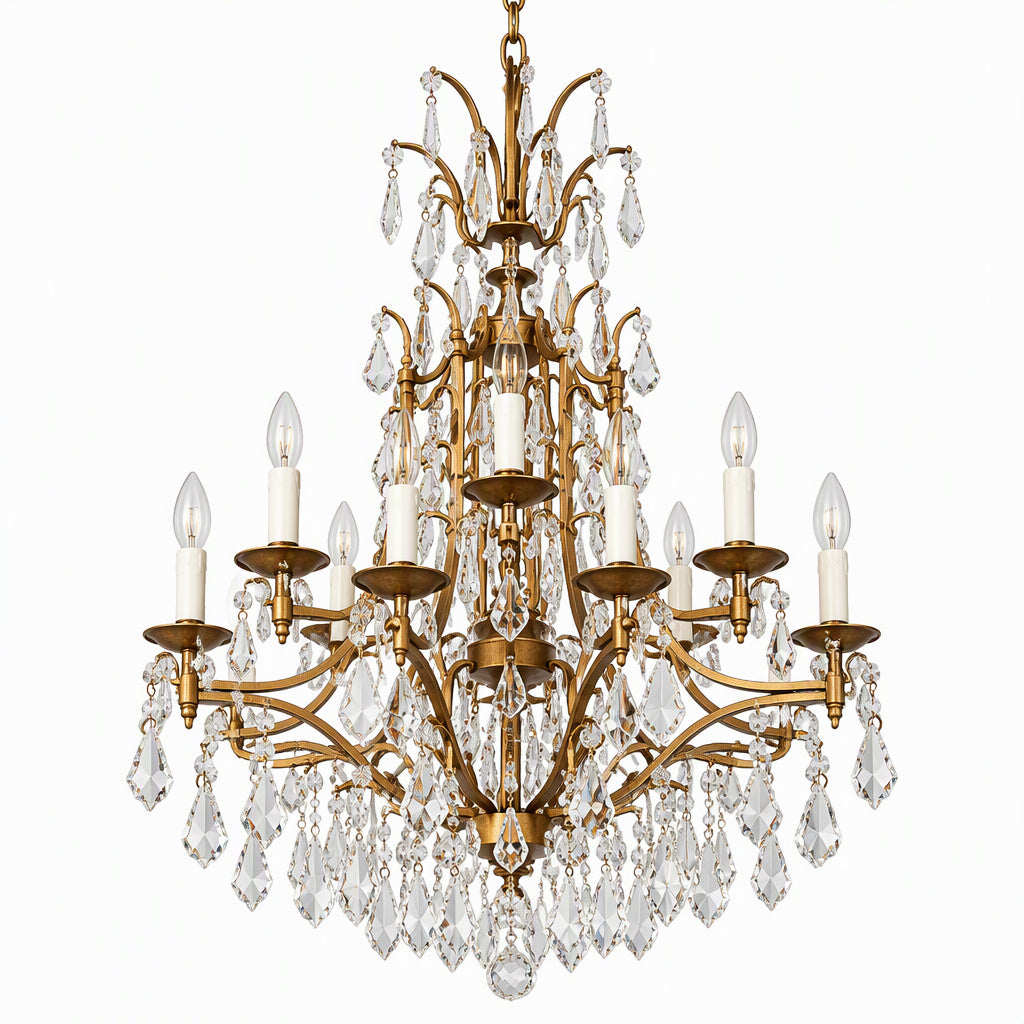 Belle Époque Chandelier, 12 Light