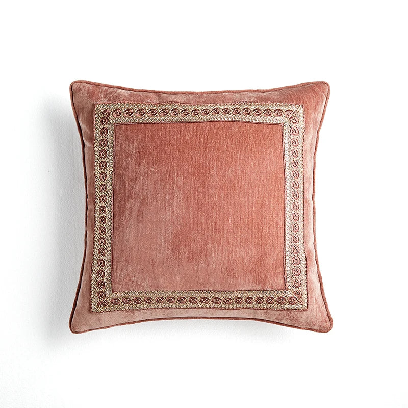 Noblesse European Style Pillow Covers Lotus Pink