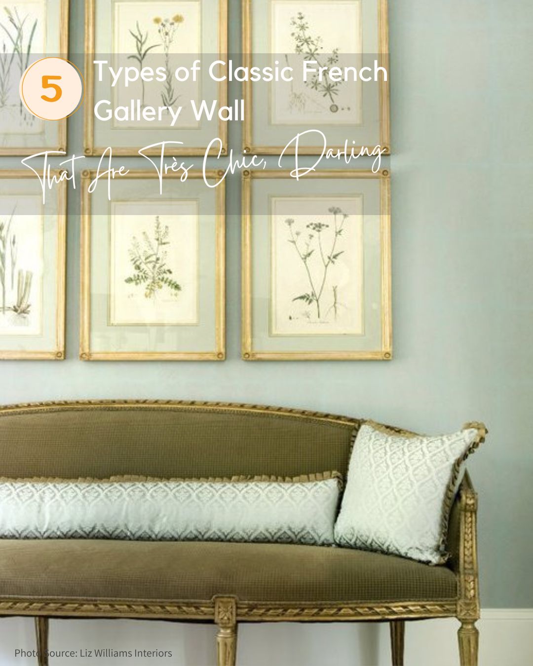 5 Types of Classic French Gallery Wall That Are Très Chic, Darling