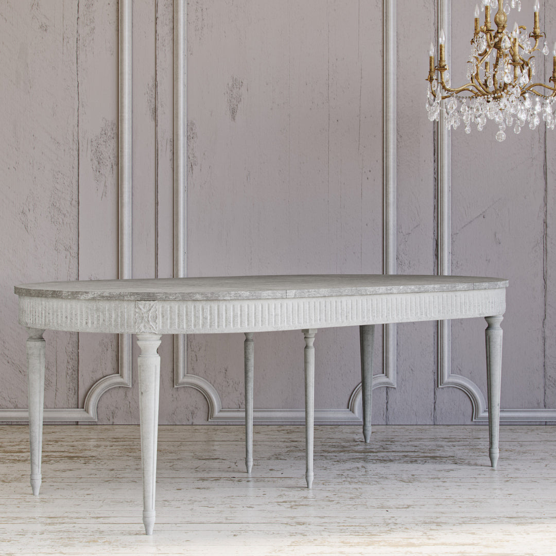 Gustavian Dining Table (Extendable)-Manoir