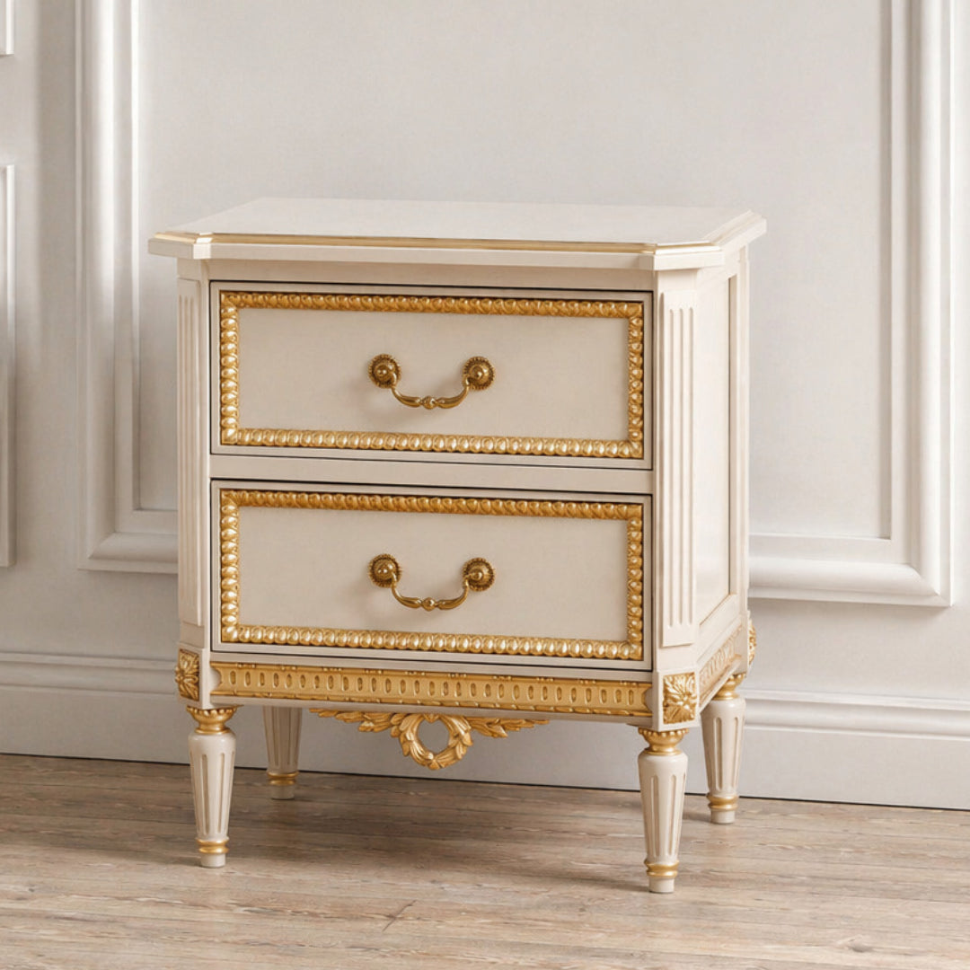 Isabelle Gilt Bedside Table