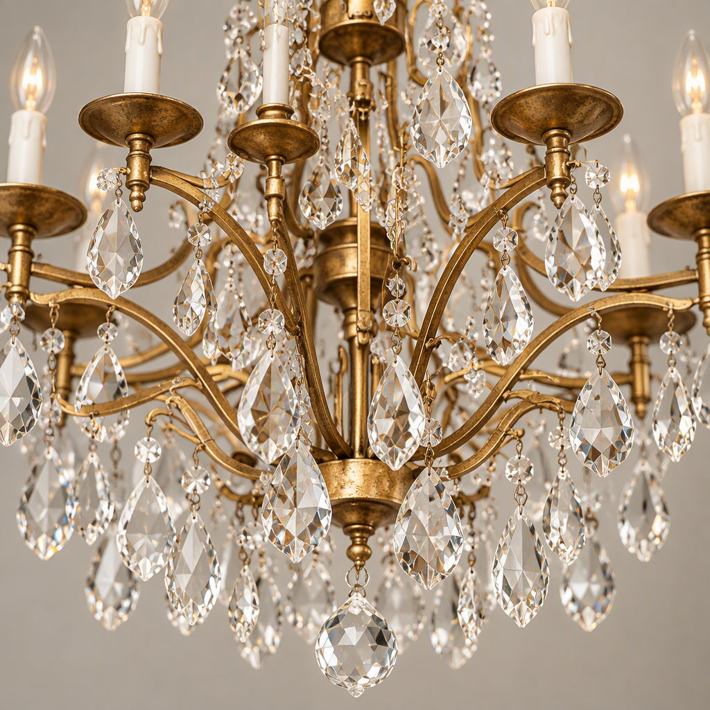 Belle Époque Chandelier, 12 Light