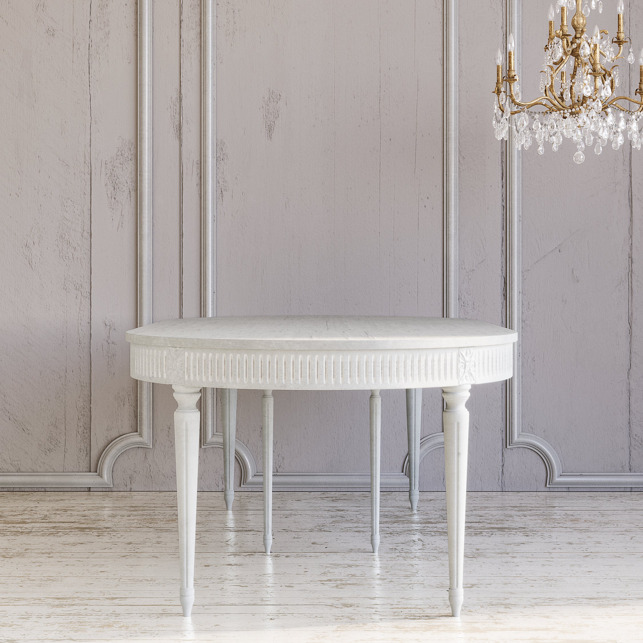 Furniture - Gustavian Dining Table (Extendable)