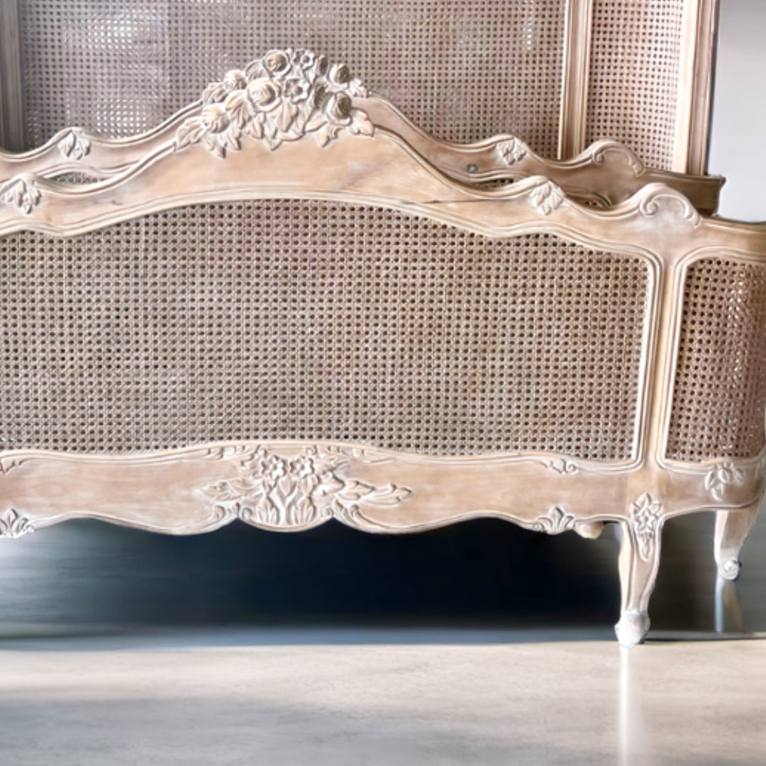 Furniture - La Reine Bed Frame, Queen Size