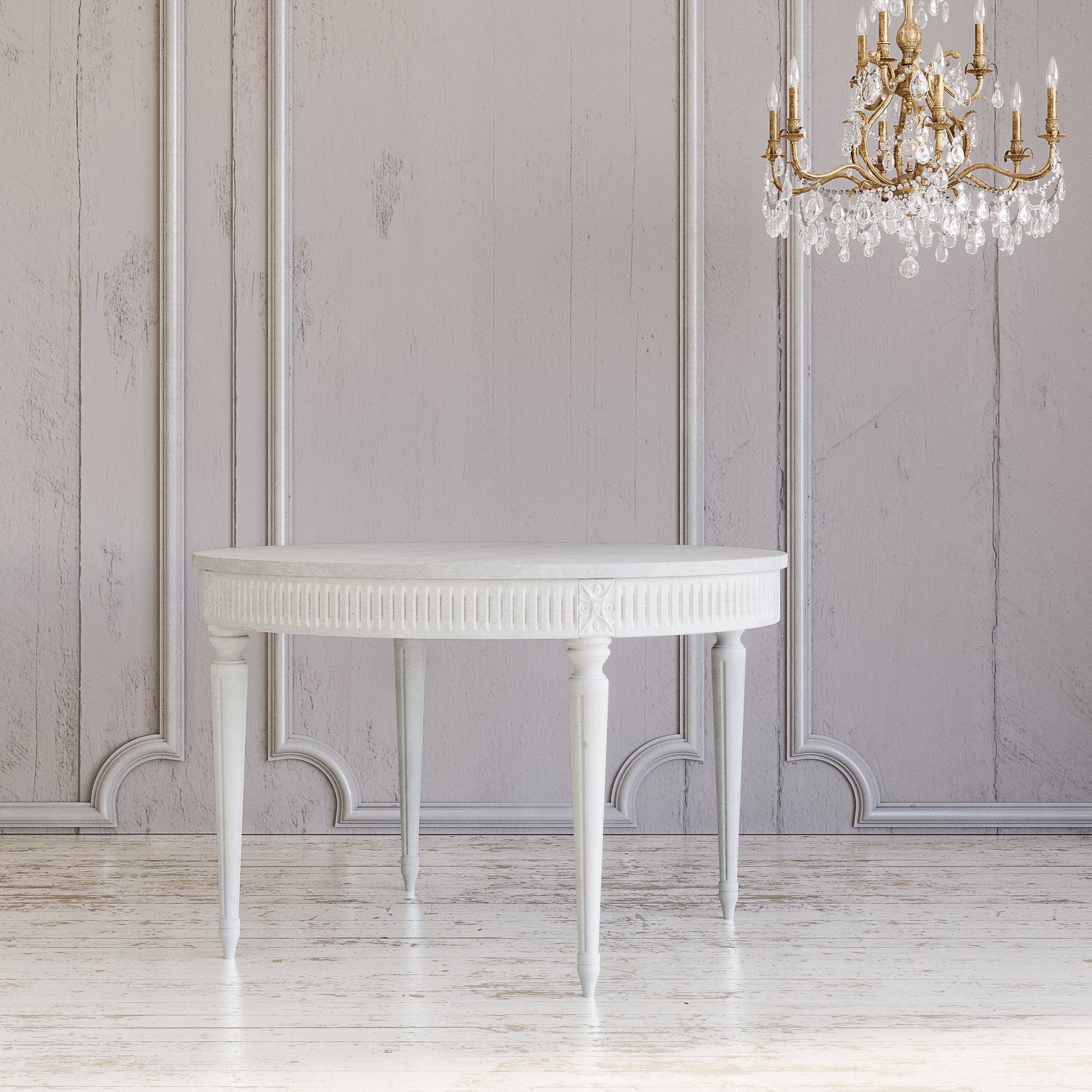 Furniture - Gustavian Dining Table (Extendable)
