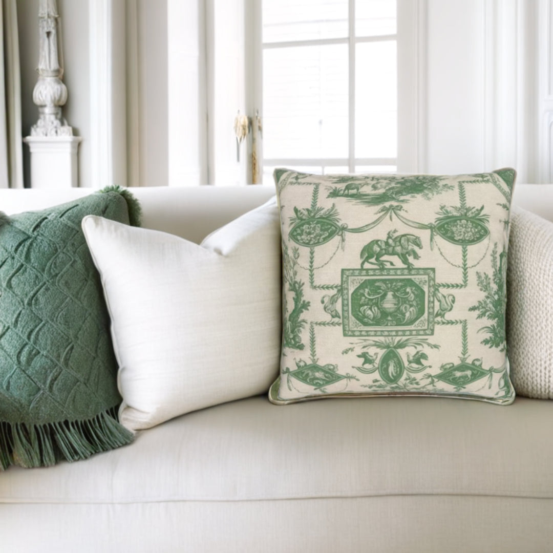 Cushions - Toile-de-Jouy Inspired By Jean Baptiste Huet