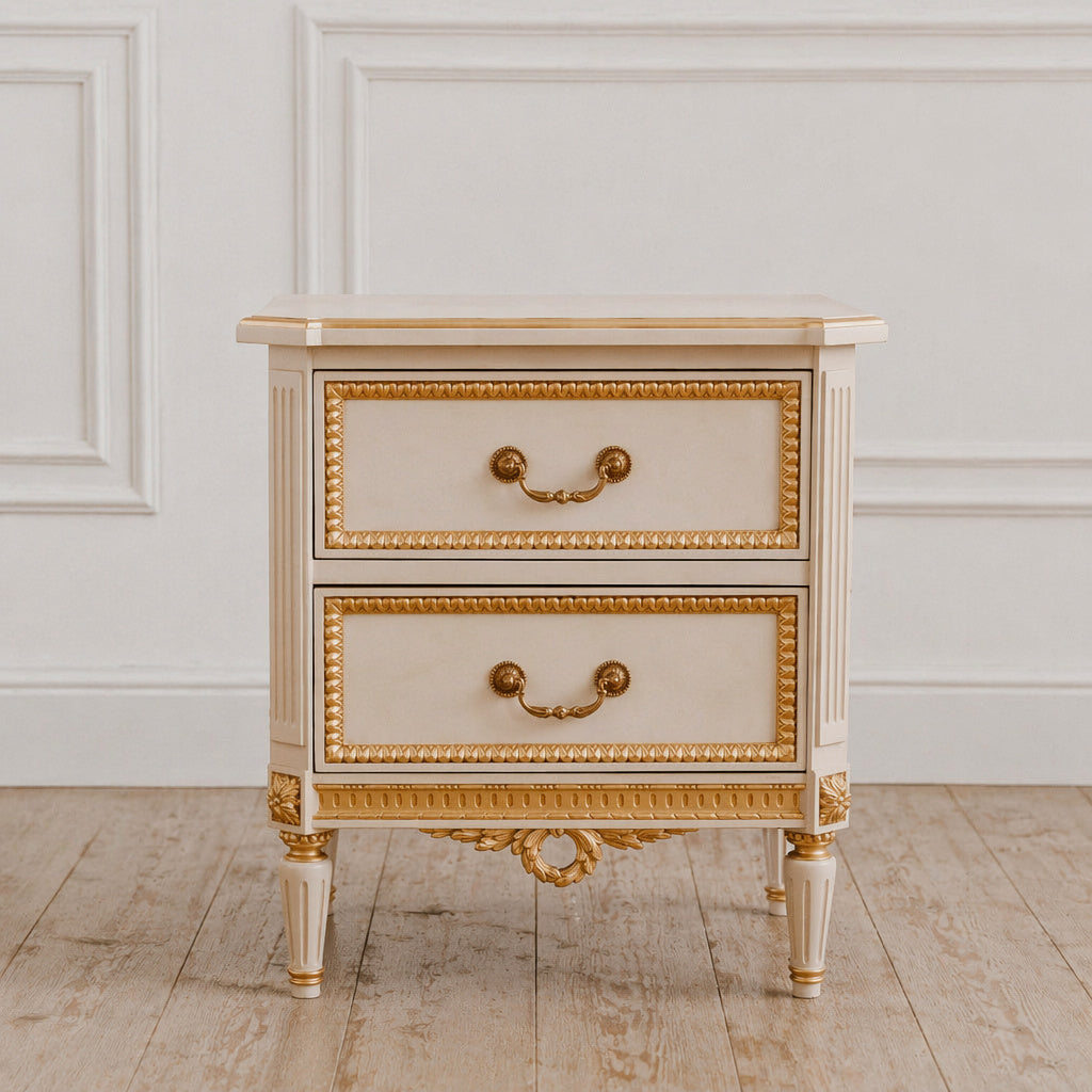 Isabelle Gilt Bedside Table